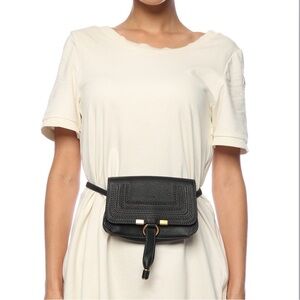Chloe Black Marcie Belt Bag